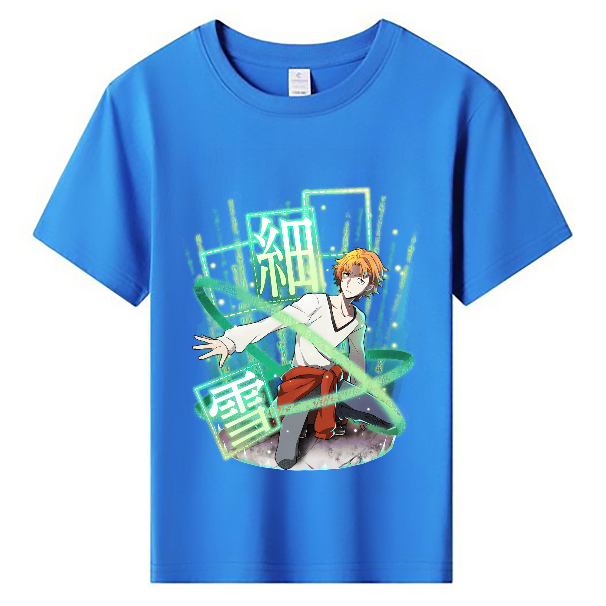 （画像用） 文豪ストレイドッグス Bungo Stray Dogs 綿100％キッズTシャツ（フロントプリント）